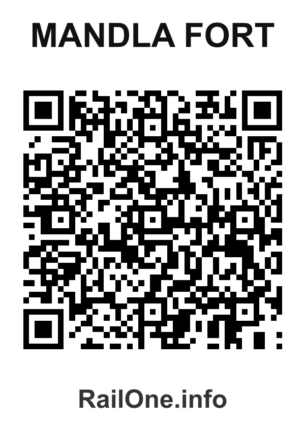 RailOne QR Code for Mandla Fort station