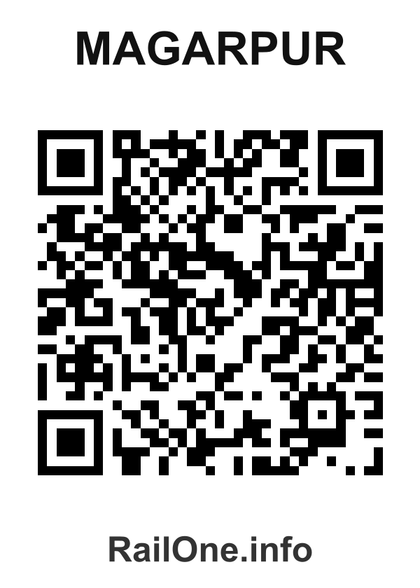 RailOne QR Code for Magarpur station