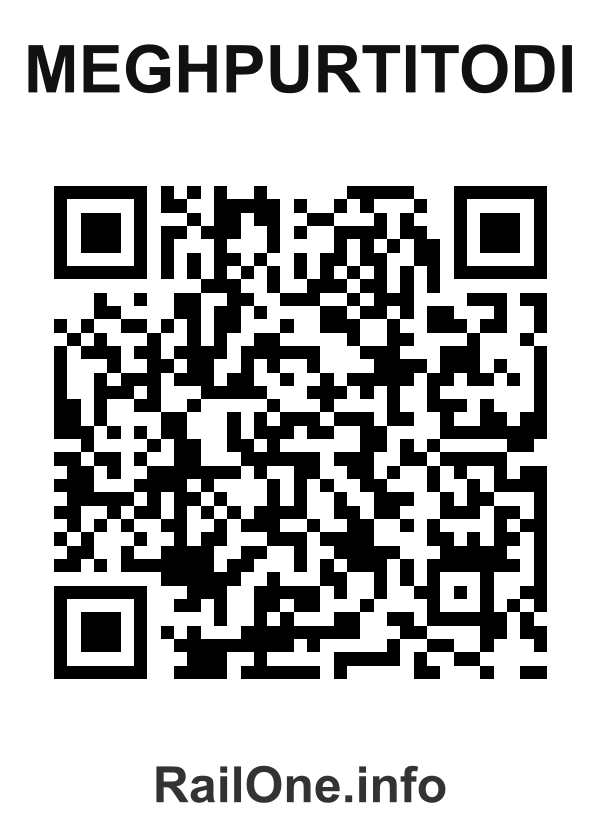 RailOne QR Code for Meghpurtitodi station