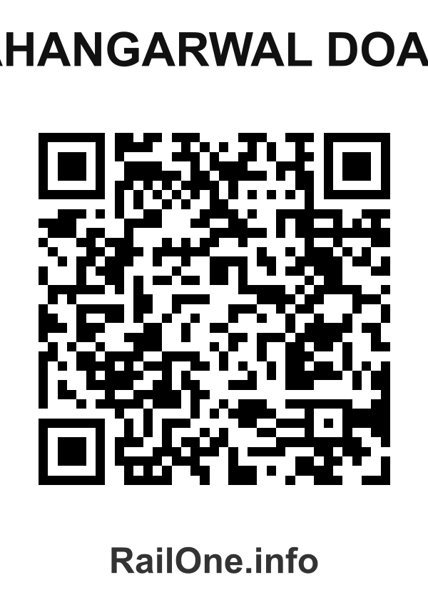 RailOne QR Code for Mahangarwal Doaba station