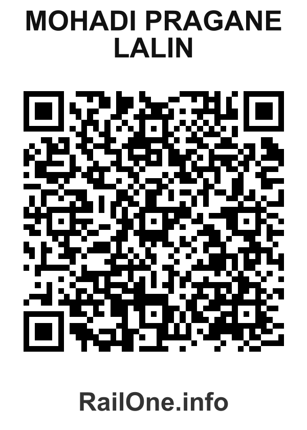 RailOne QR Code for Mohadi Pragane Lalin station