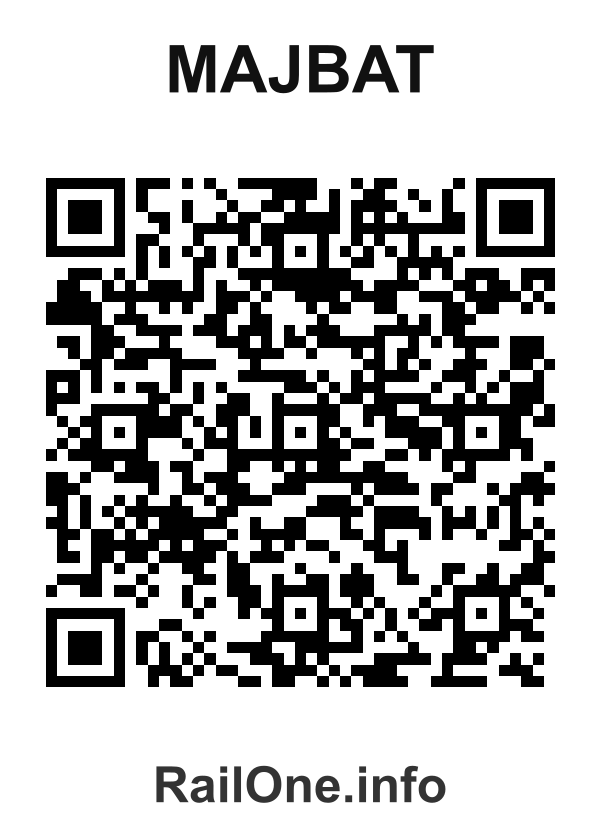 RailOne QR Code for Majbat station