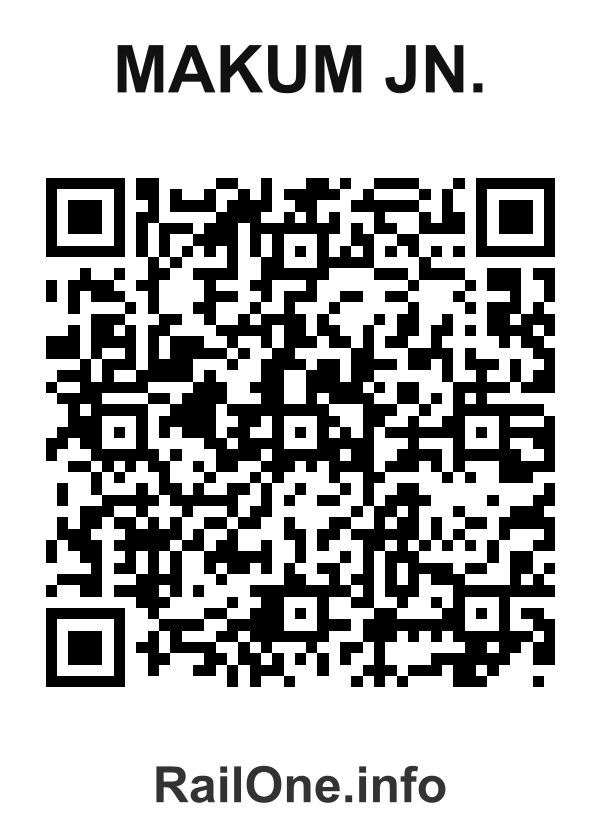 RailOne QR Code for Makum Jn. station