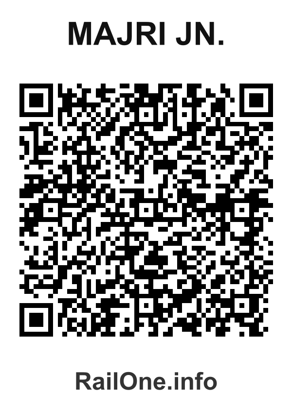 RailOne QR Code for Majri Jn. station