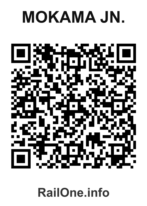 RailOne QR Code for Mokama Jn. station