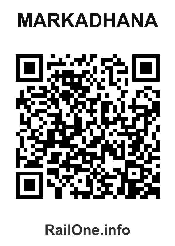 RailOne QR Code for Markadhana station