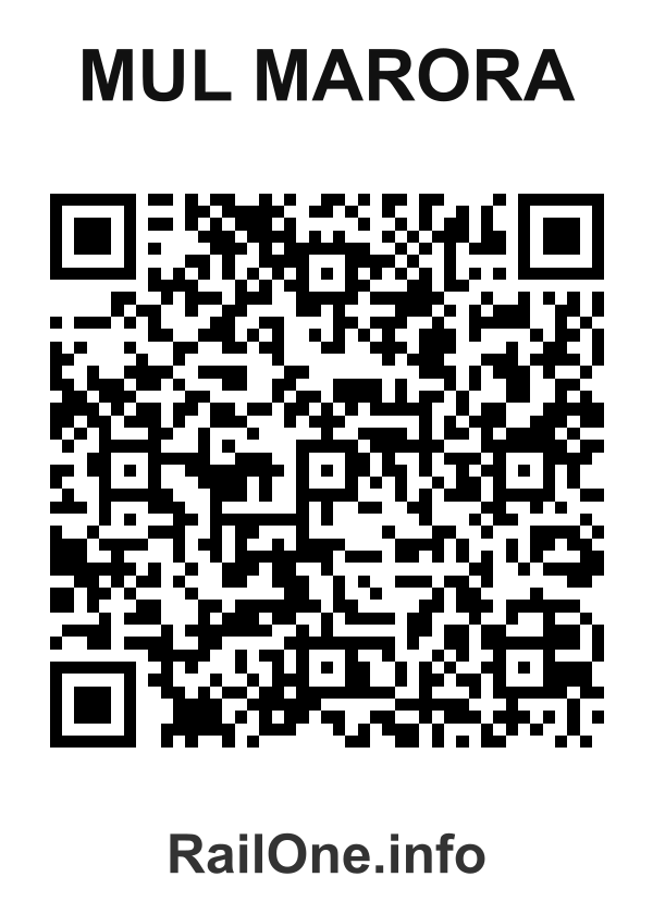 RailOne QR Code for Mul Marora station