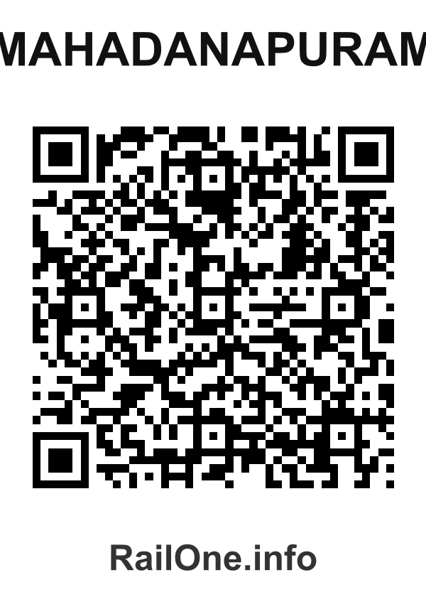 RailOne QR Code for Mahadanapuram station
