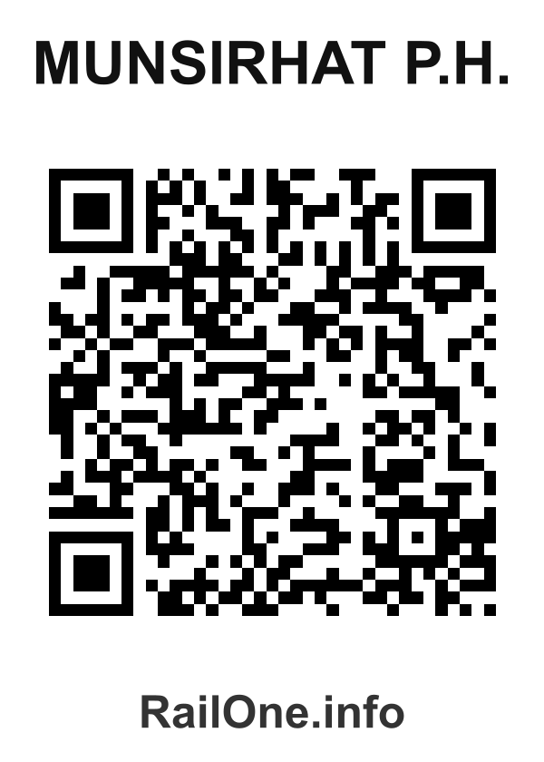 RailOne QR Code for Munsirhat P.h. station