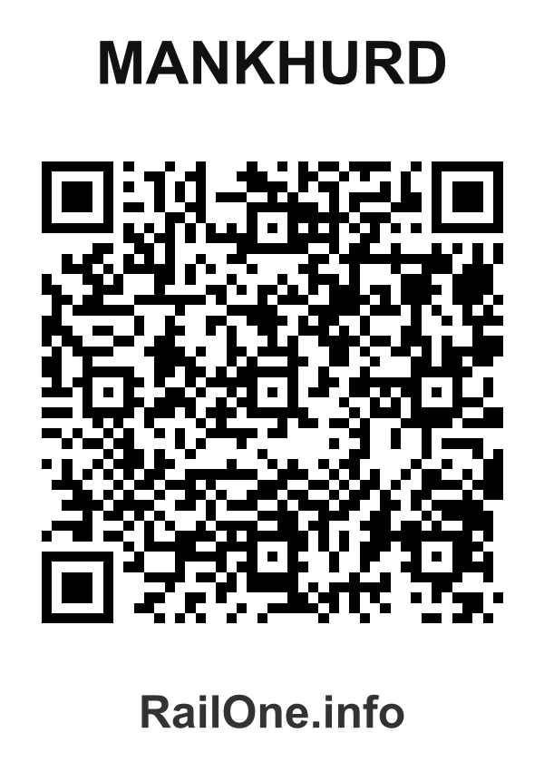 RailOne QR Code for Mankhurd station