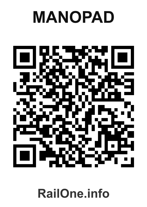 RailOne QR Code for Manopad station