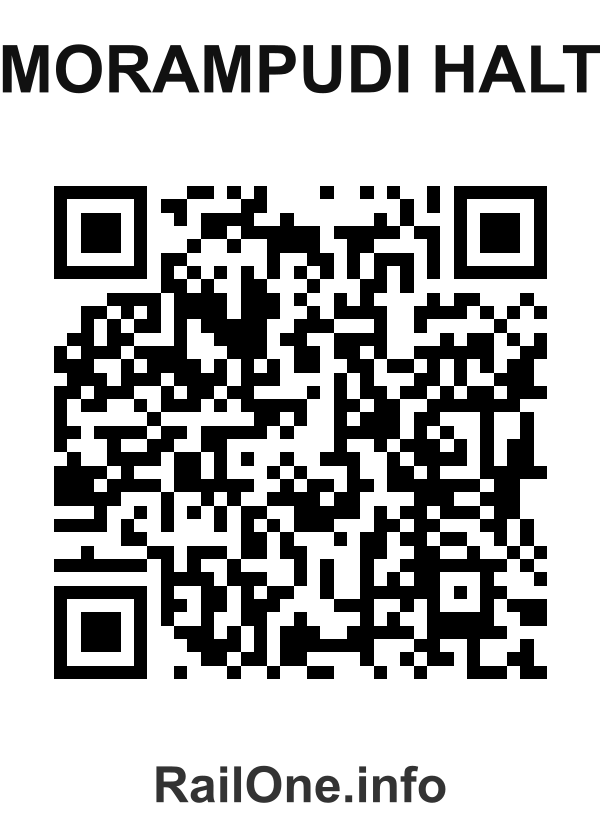 RailOne QR Code for Morampudi Halt station