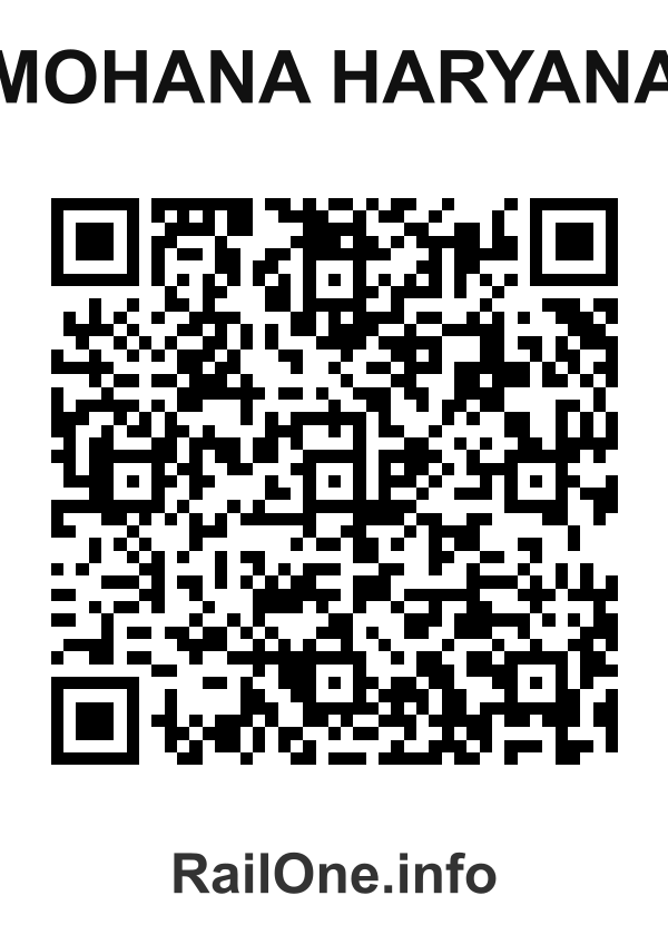 RailOne QR Code for Mohana Haryana station