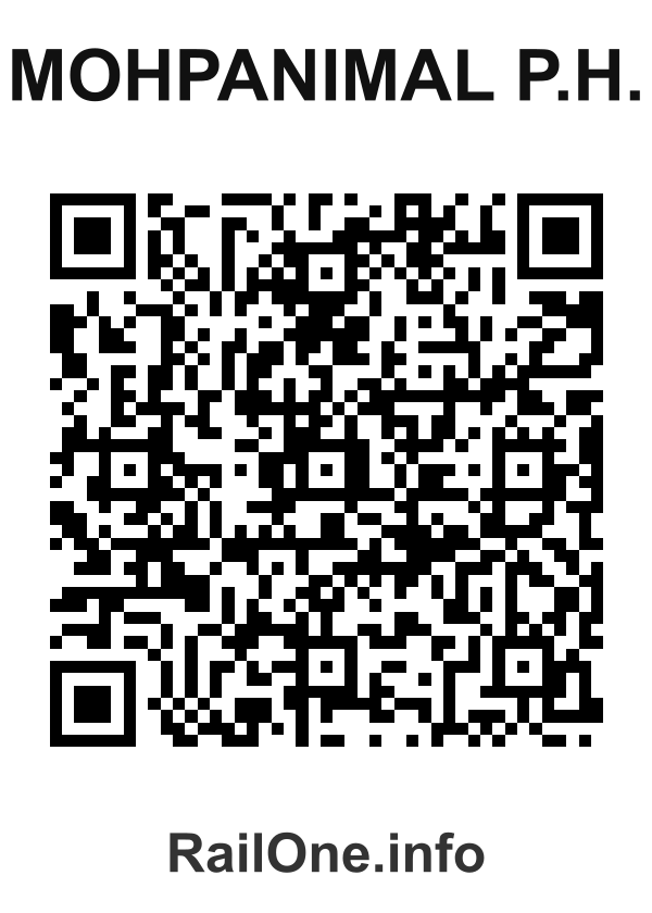RailOne QR Code for Mohpanimal P.h. station