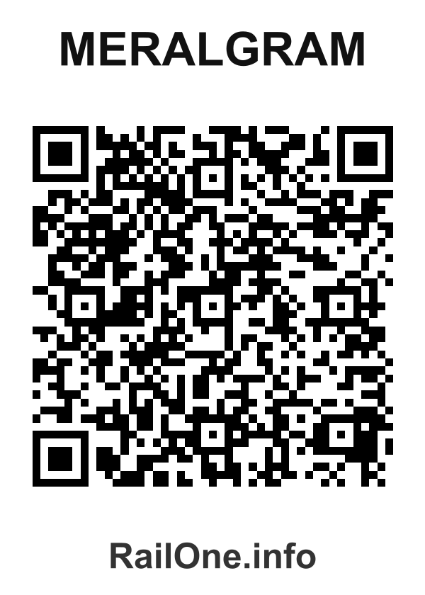 RailOne QR Code for Meralgram station