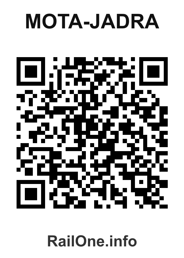 RailOne QR Code for Mota-jadra station