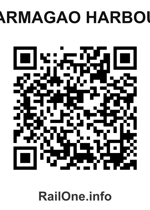RailOne QR Code for Marmagao Harbour station