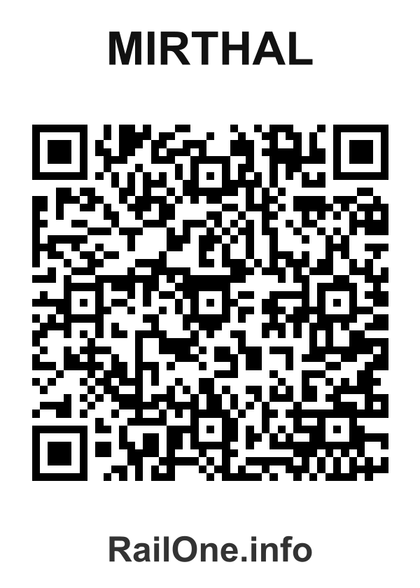 RailOne QR Code for Mirthal station
