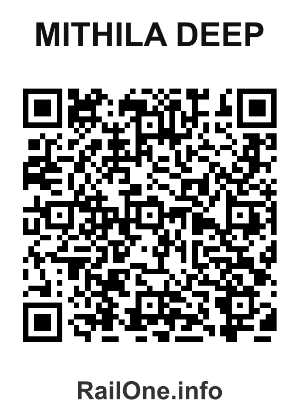 RailOne QR Code for Mithila Deep station