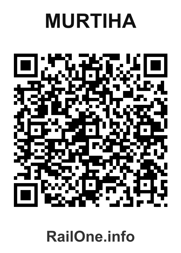 RailOne QR Code for Murtiha station