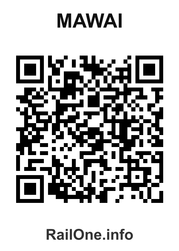 RailOne QR Code for Mawai station