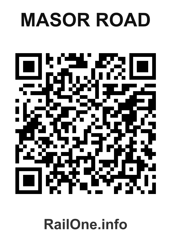 RailOne QR Code for Masor Road station