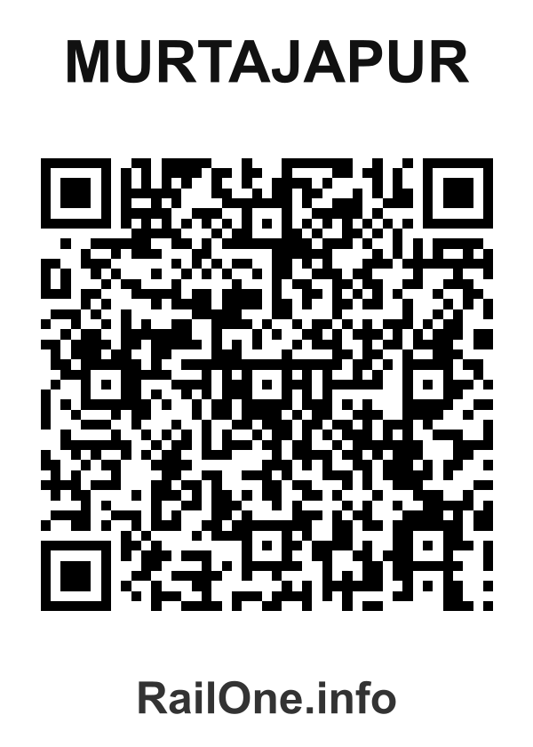 RailOne QR Code for Murtajapur station