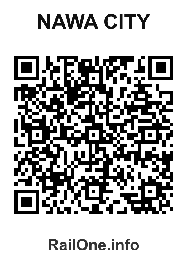 RailOne QR Code for Nawa City station