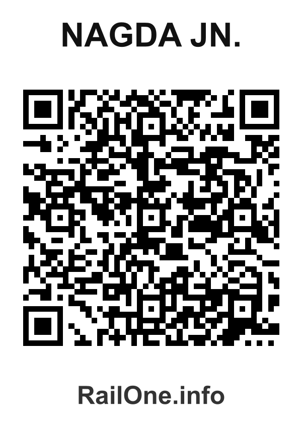 RailOne QR Code for Nagda Jn. station
