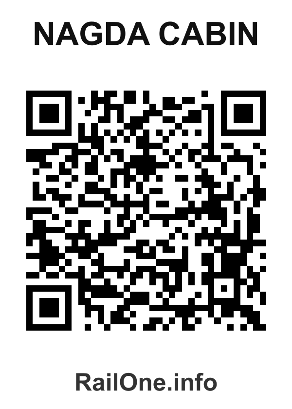 RailOne QR Code for Nagda Cabin station