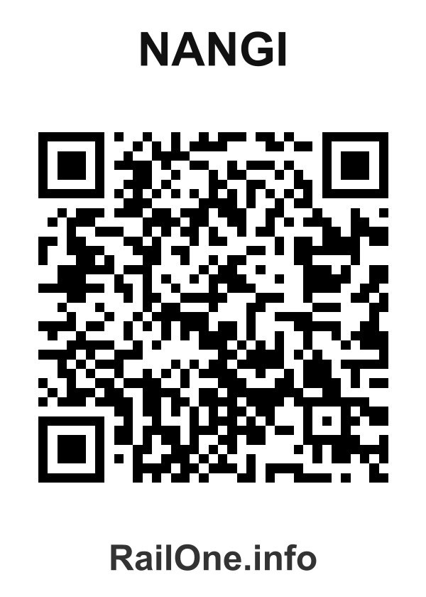 RailOne QR Code for Nangi station