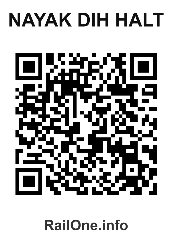 RailOne QR Code for Nayak Dih Halt station