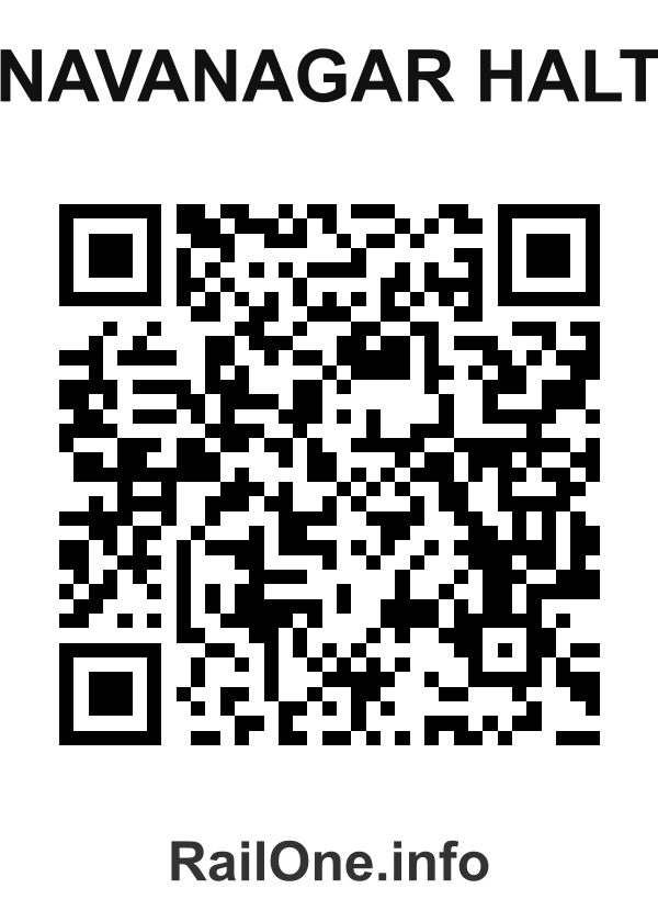 RailOne QR Code for Navanagar Halt station