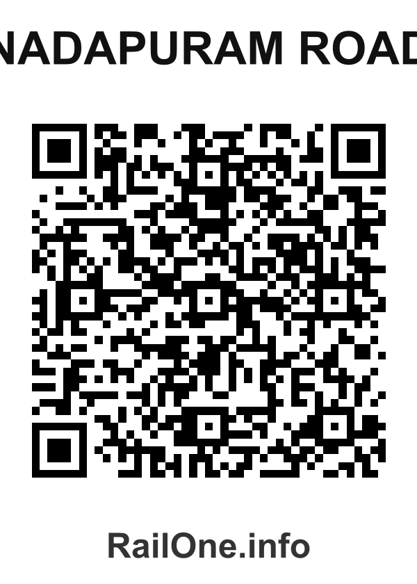 RailOne QR Code for Nadapuram Road station