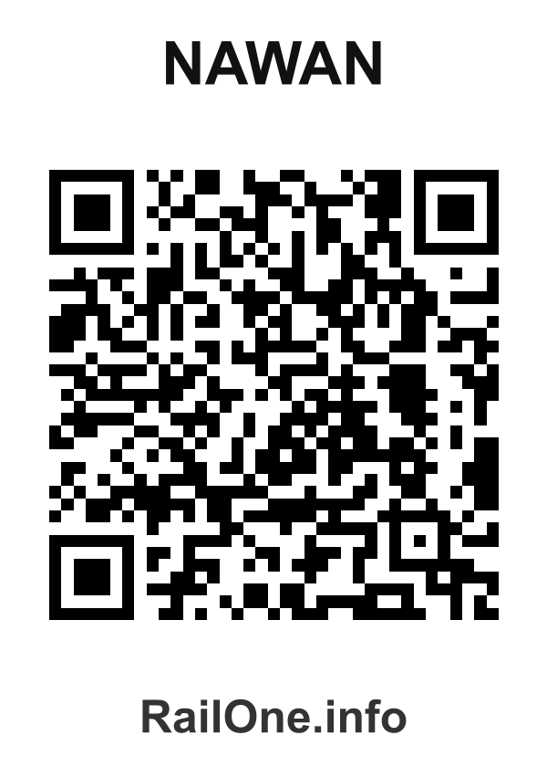 RailOne QR Code for Nawan station