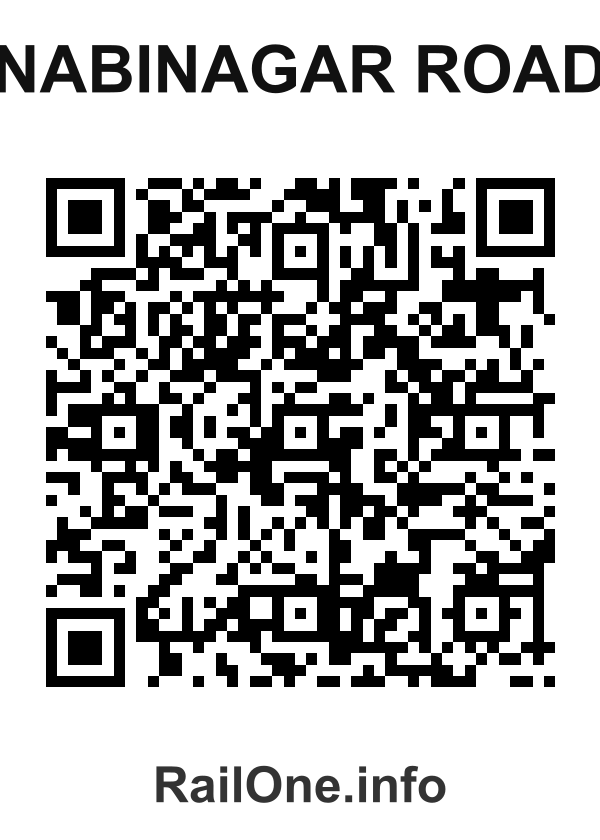 RailOne QR Code for Nabinagar Road station