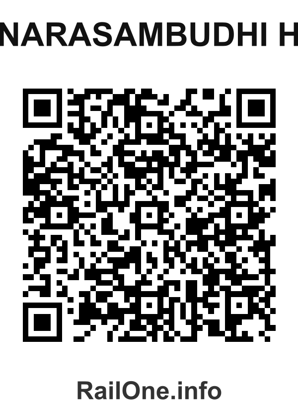 RailOne QR Code for Narasambudhi H station