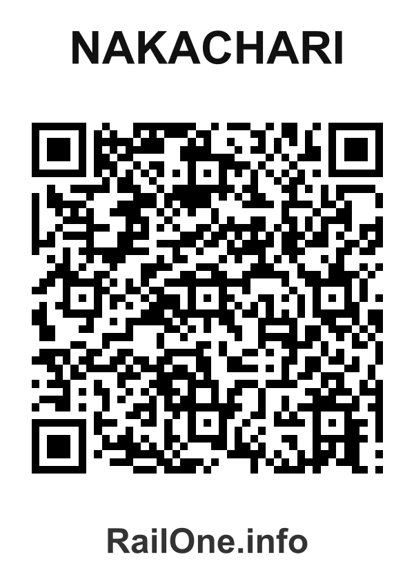 RailOne QR Code for Nakachari station