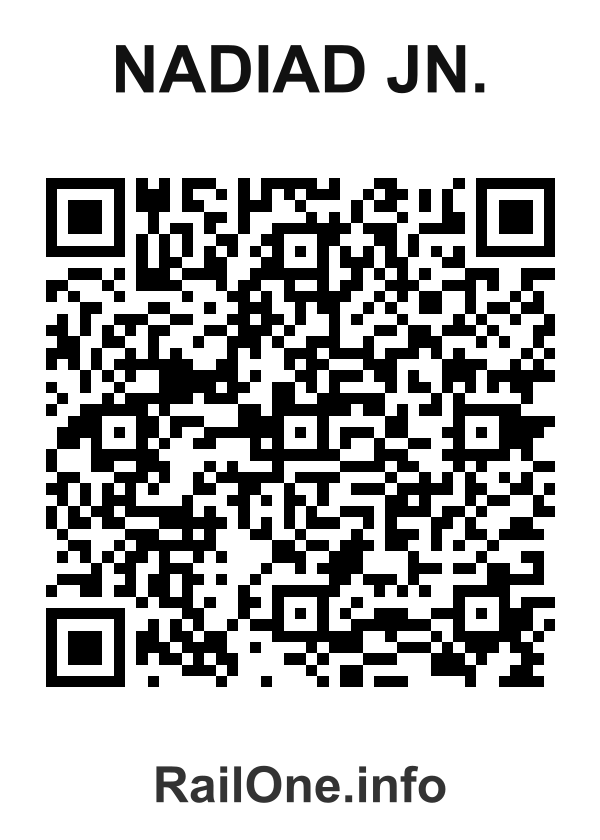 RailOne QR Code for Nadiad Jn. station