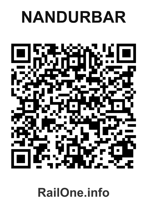 RailOne QR Code for Nandurbar station