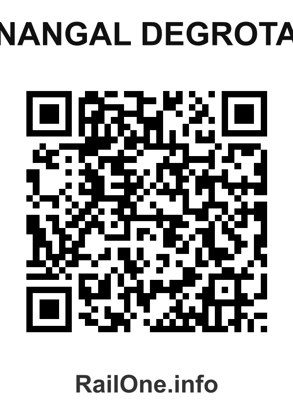 RailOne QR Code for Nangal Degrota station