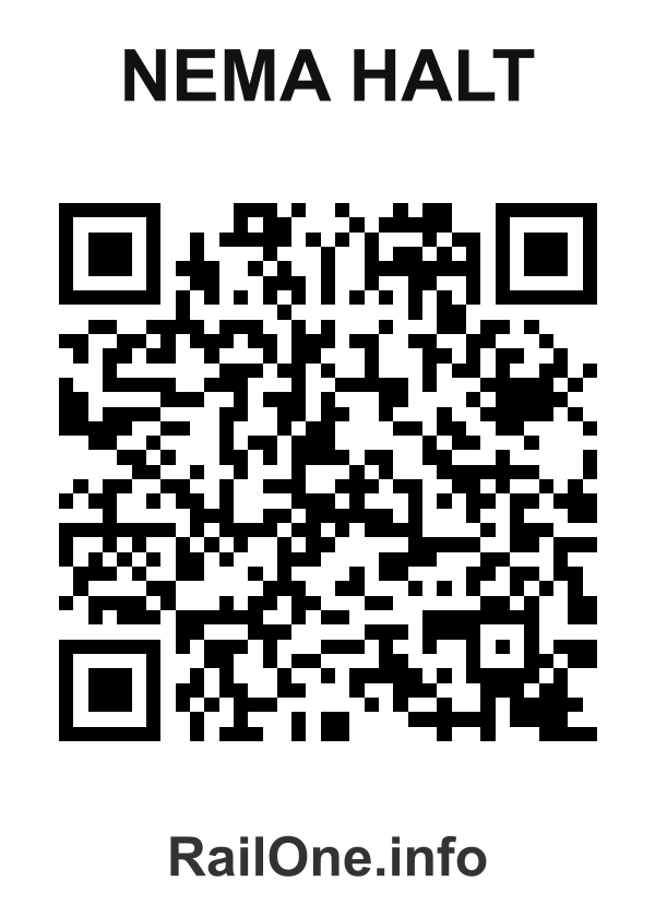 RailOne QR Code for Nema Halt station