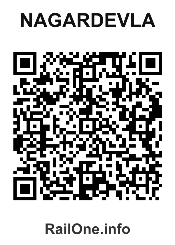 RailOne QR Code for Nagardevla station