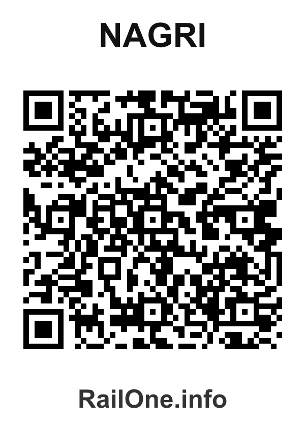 RailOne QR Code for Nagri station