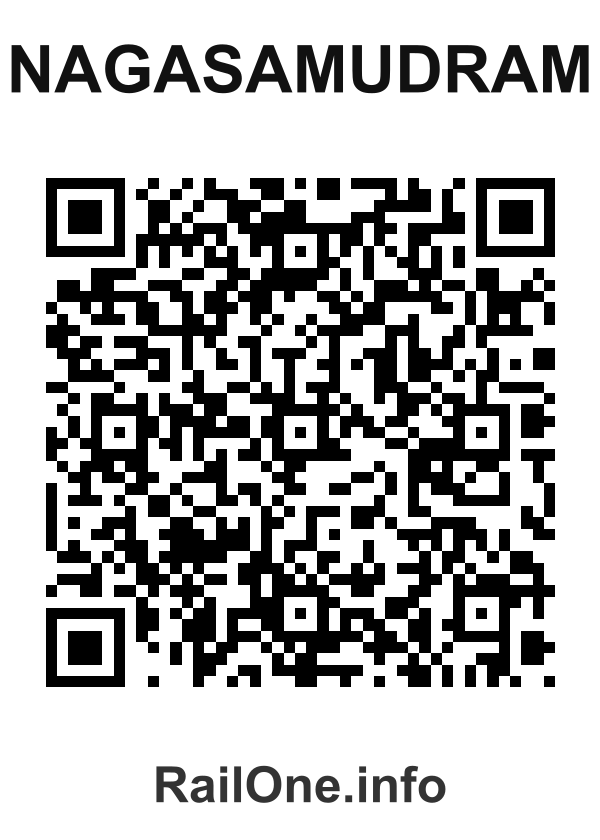 RailOne QR Code for Nagasamudram station
