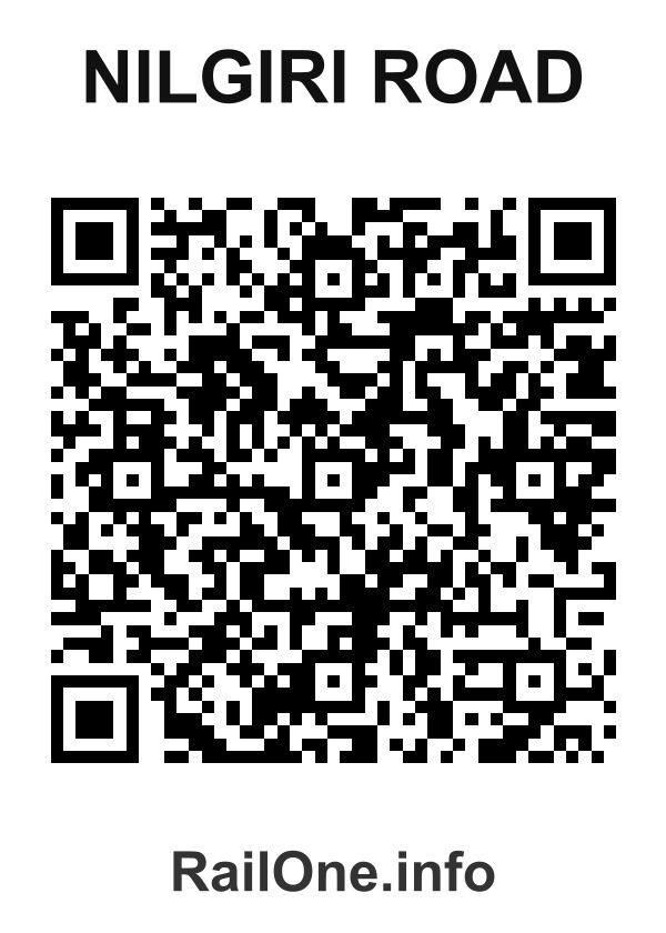 RailOne QR Code for Nilgiri Road station