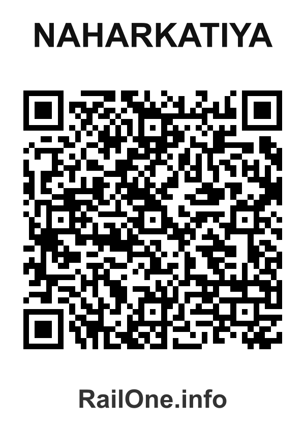 RailOne QR Code for Naharkatiya station
