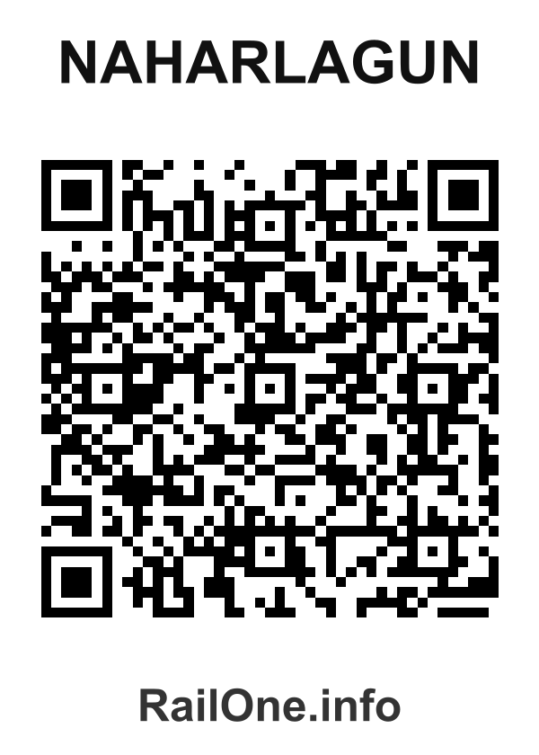 RailOne QR Code for Naharlagun station