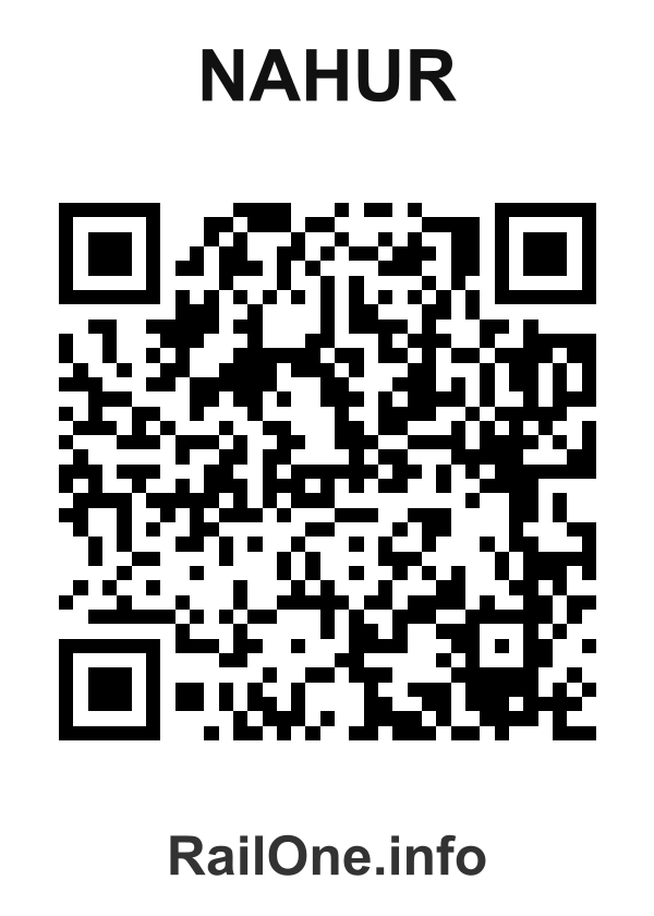 RailOne QR Code for Nahur station
