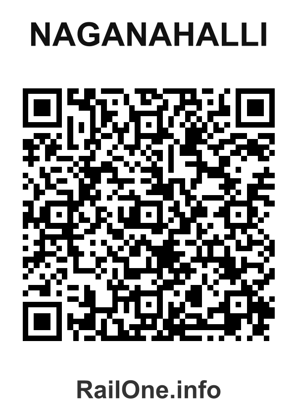 RailOne QR Code for Naganahalli station